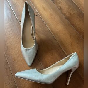 Silver Nine West pumps size 6.5
